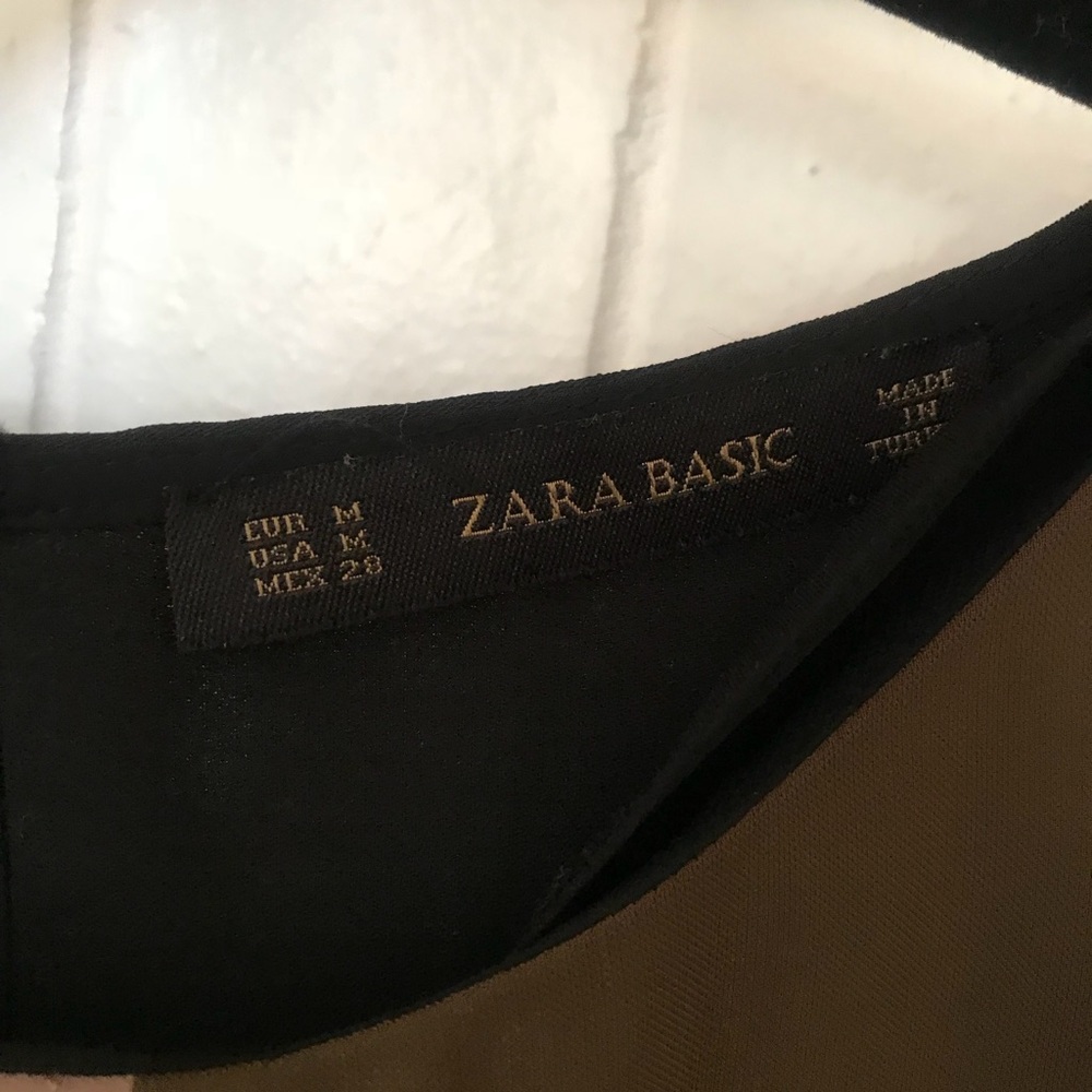 Zara basic chiffon block shift tee - Picture 3 of 3